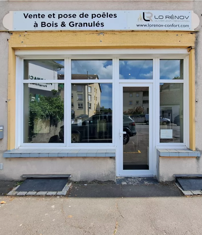 Façade du showroom