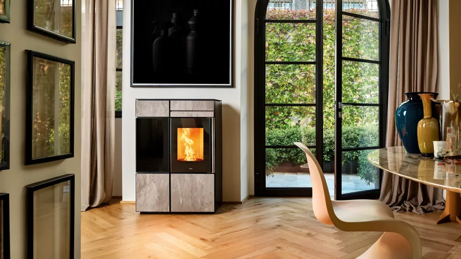 Image de l'A10 C Light 2020 beige en fonctionnement