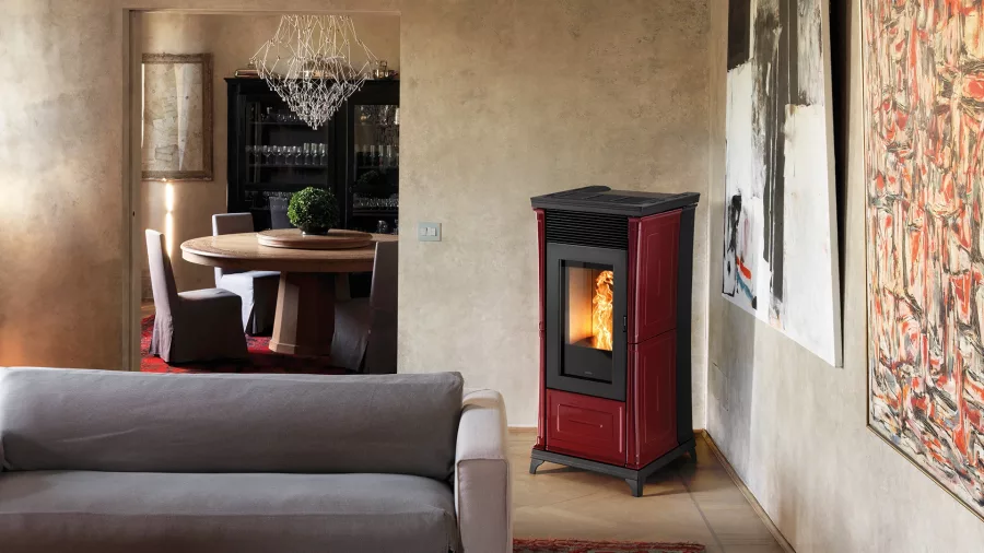 Image de l'A10 V Classic Plus bordeaux en fonctionnement