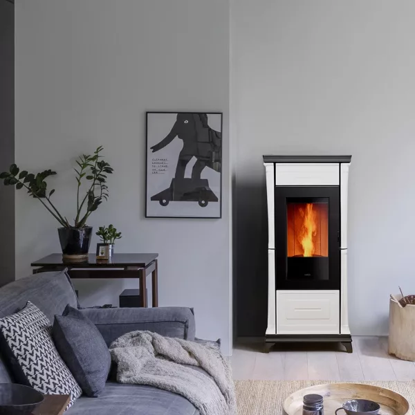 Image de l'A9 V Classic blanc en fonctionnement