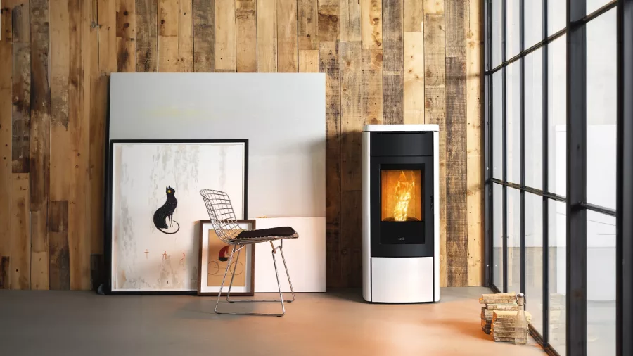 Image de l'A9 V Zenith blanc en fonctionnement